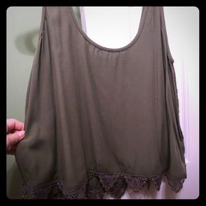 Olive green crop